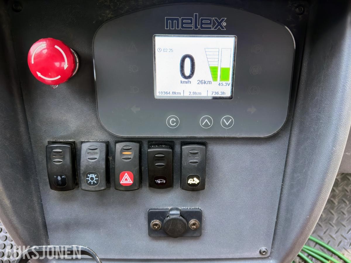 MELEX 395 EL ARBEIDSKJØRETØY 48V HYDRAULISK TIPP NETTINGGRINDER